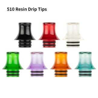 510 Resin Drip Tip Random 5pcs