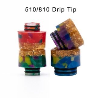 510/810 Resin Drip Tip Random 5PCS