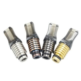 510 Drip Tip Flat Plastic Stainless Steel 4PCS