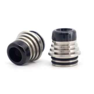 810 Stainless Steel Resin Drip Tip 2pcs