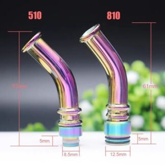 510/810/2-In-1 Glass Drip Tip 1pc